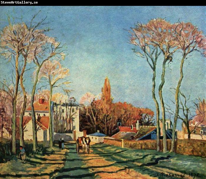 Camille Pissarro Dorfeingang von Voisins